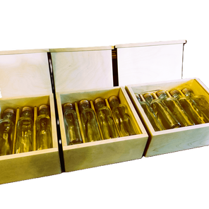 Бокс подарочный Фляжка 200мл с бутылками